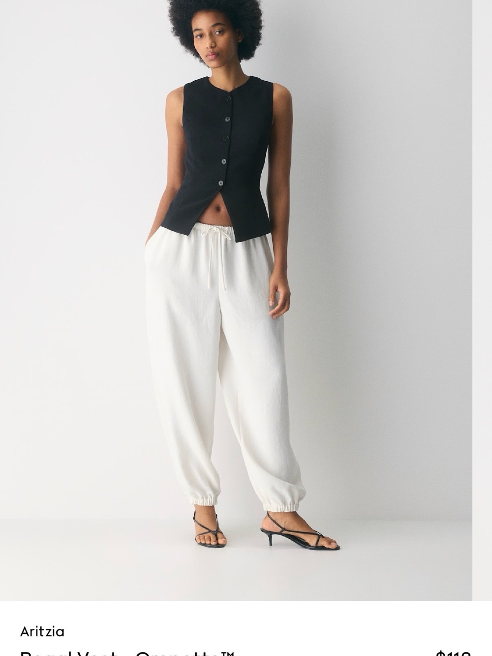Aritzia Black Tailored Three Piece Suit - Picture 3 of 12